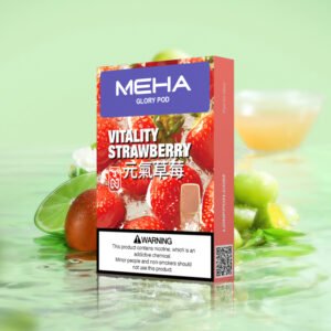 【元氣草莓】Meha魅嗨煙彈、電子煙煙彈、通用一代主機、口感細膩